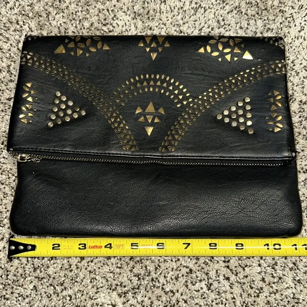 MMS Black And Gold Clutch